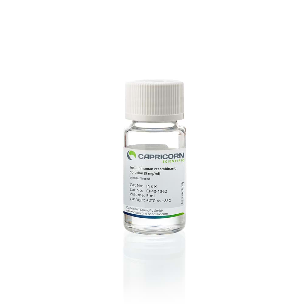 Picture of Insulin human recombinant Solution (5 mg/ml) - 5 ml