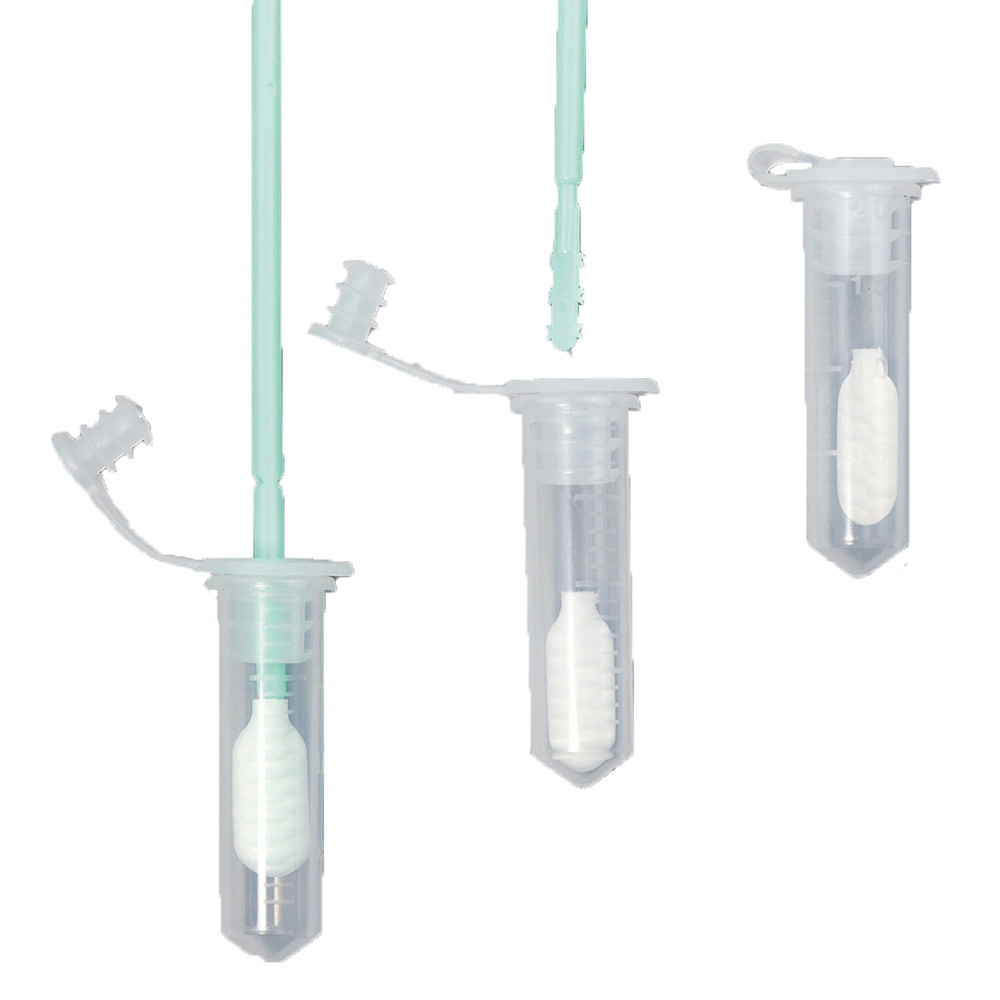 Picture of Isohelix Buccal Swabs, individually wrapped with 2ml tube & special release cap (100)
