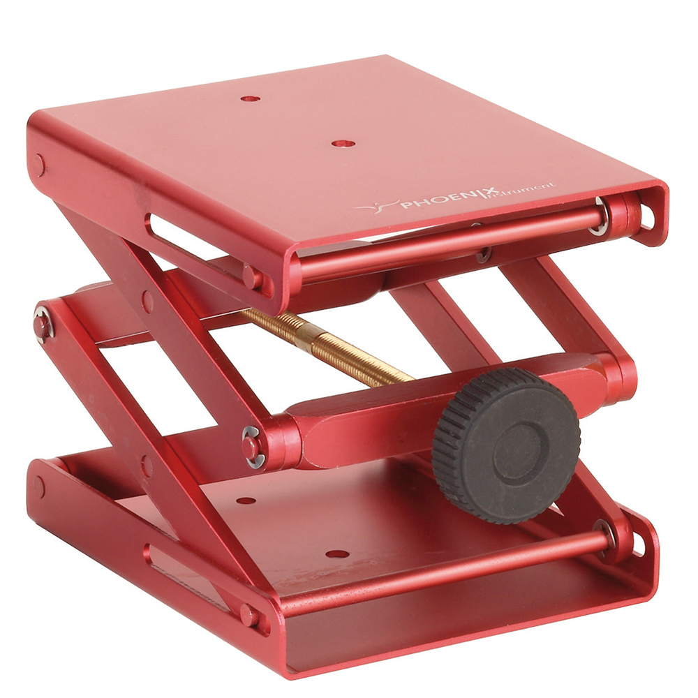Picture of Lab Jack, Plate size 140x120mm, lift 58-242mm, static load 10kg, dynamic load 5,2kg