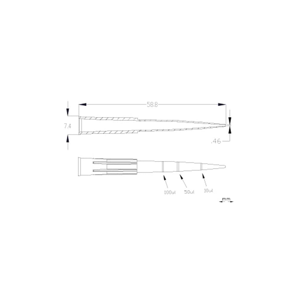 Picture of OneTouch 200 µl Tips Sterile Rack 50x96
