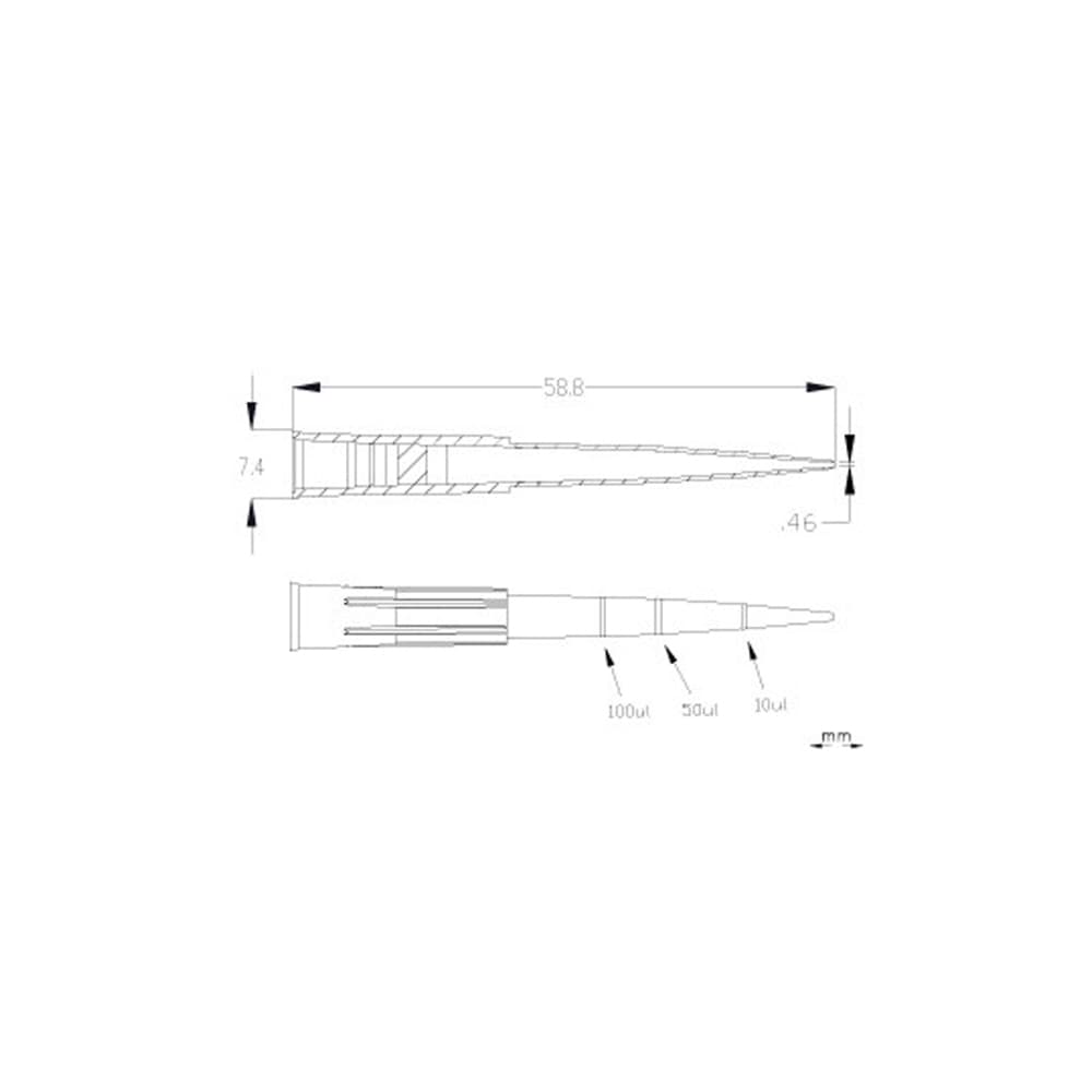 Picture of OneTouch 200 µl Filter Tips Sterile Rack 10x96
