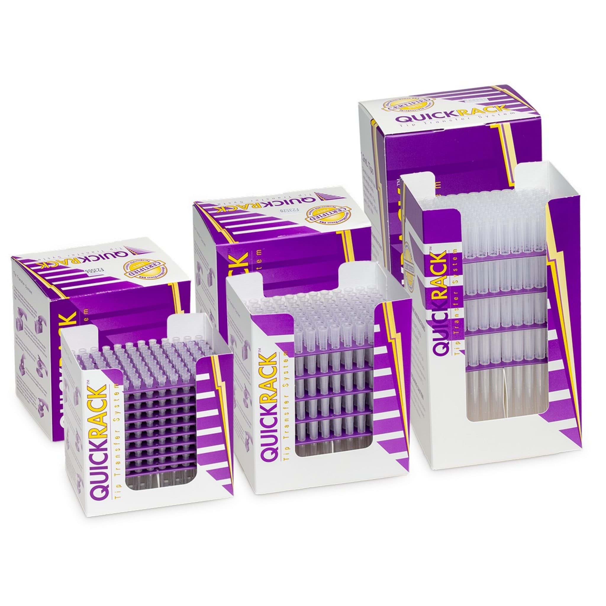 Picture of MicroReach 10 µl Tips Low Binding QuickRack 5x960