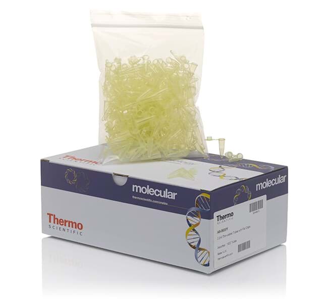 Picture of 0.2ml Flat Cap Tubes (2x500) Yellow