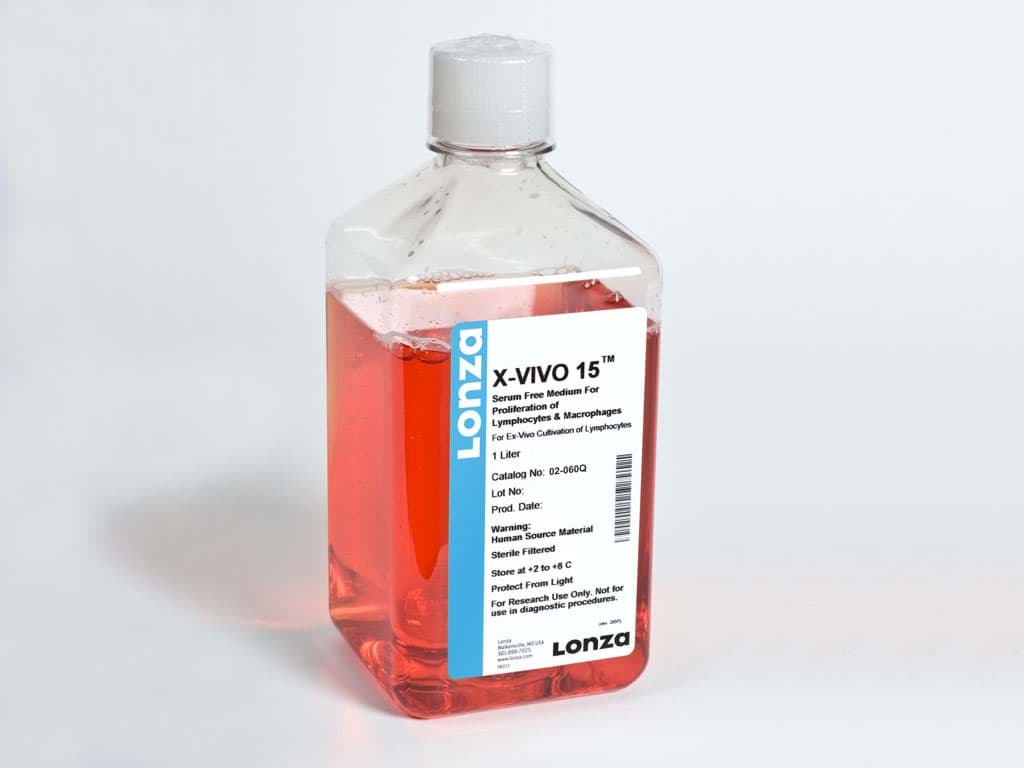 Picture of X-VIVO 15 with Gentamicin and Phenol Red, 1 L