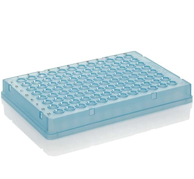 Picture of 96-well Low Profile PCR Plate  Skirted (Black Lettering Blue) (25)