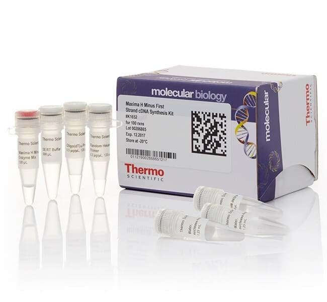 Picture of Maxima H Minus First Strand cDNA Synthesis Kit - 100 x 20 µL rxns