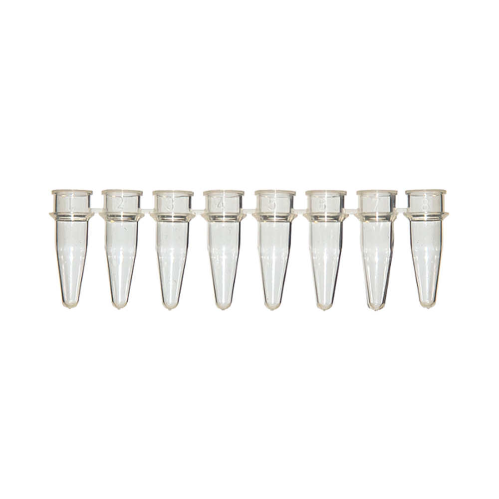 Picture of AmpliStar-II 8-Strip 0.2ml PCR Tubes - 10x125