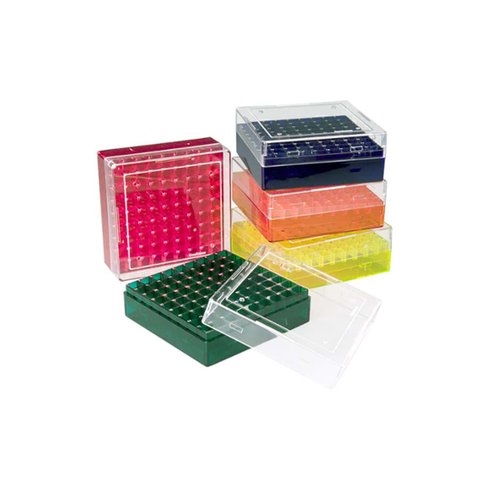 Picture of SafeStore Cryo Polycarbonate Storage Box for 81 x 1.0/1.8 mL tubes, 5 colors (20)
