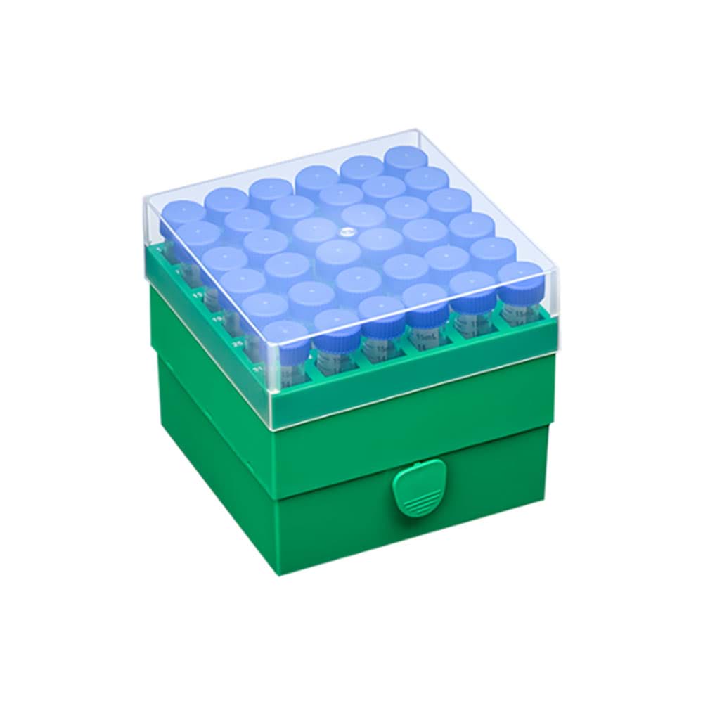 Picture of SafeStore Storage Box for 36 x 15 mL tubes, Green (12)